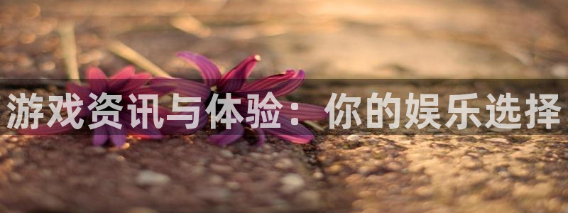 天美娱乐登陆：游戏资讯与体验：你的娱乐选择