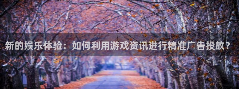 天美娱乐集团：新的娱乐体验：如何利用游戏资讯进行精准广告投放